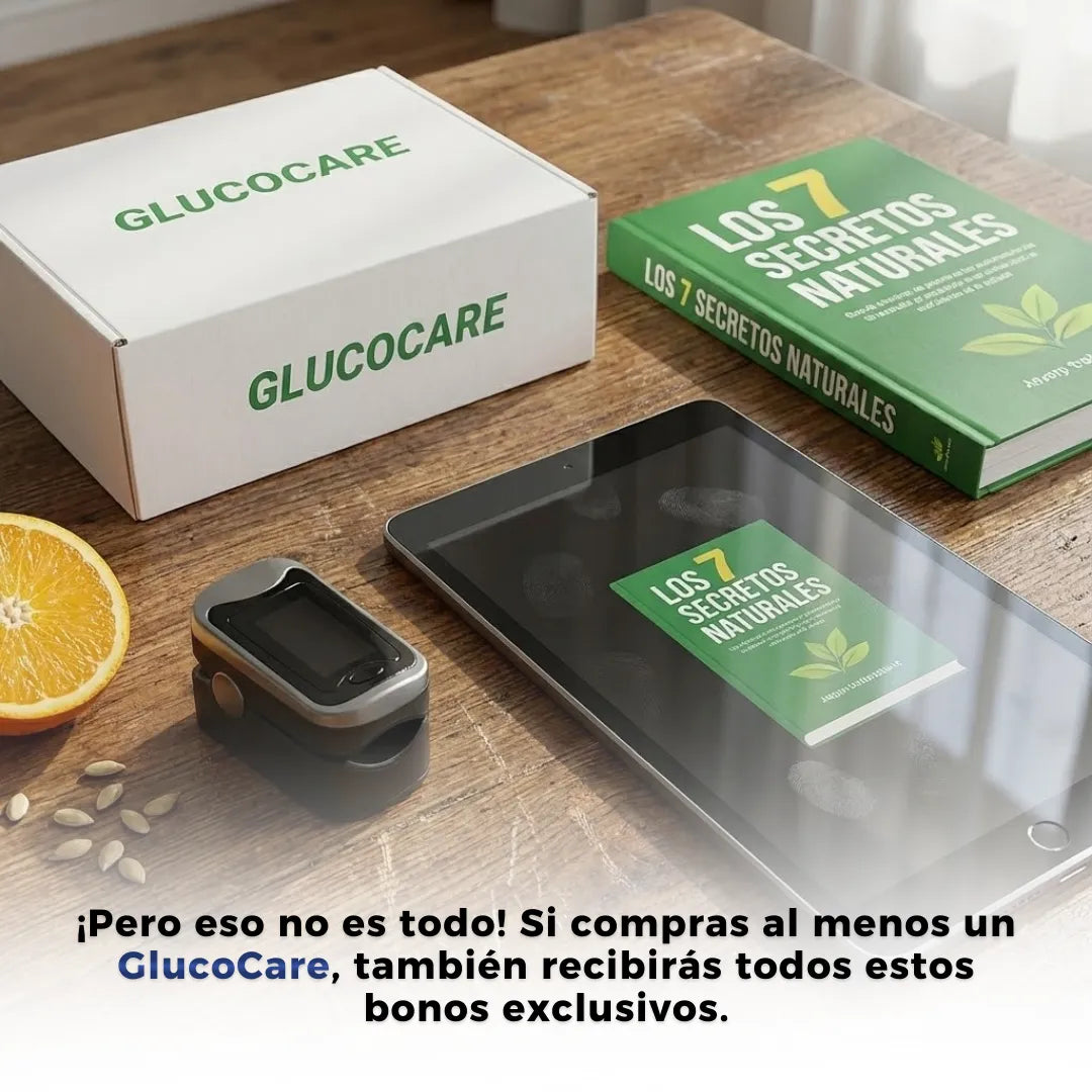 GlucoCare™ 3 en 1 Mide glucosa, colesterol y presión arterial sin dolor + ENVÍO GRATIS